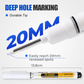 🔥‑50% PROMO FLASH✒️ Marqueur industriel pointe extra‑longue 20 mm, encre huile indélébile sans bouchon, multi‑surfaces atelier ✨🛠️