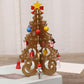 🎄 Kit de décorations de sapin de Noël en bois à faire soi-même – Assemblez, décorez et jouez ! ✨