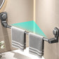 🔥‑50% DE RÉDUCTION🚿 Porte‑serviettes à ventouse réglable sans perçage, fixation forte, facile à poser et à déplacer dans la maison ✨