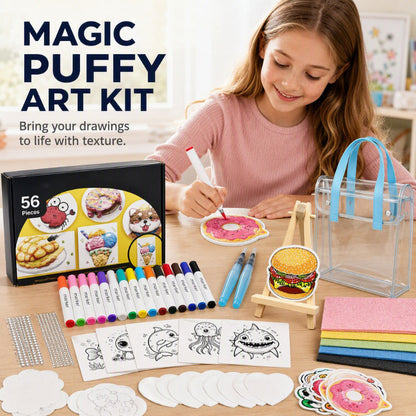 🎨 Kit de peinture mousse gonflante pour enfants ✨ Créations 3D amusantes, sûr et créatif ⚡‑50% DE RÉDUCTION ! Idéal pour les loisirs créatifs 🖌️