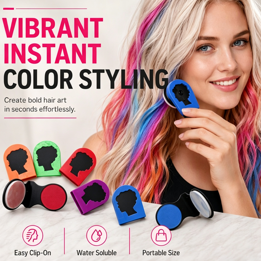 💇‍♀️ Poudre de coloration lavable portable ✨ Application facile, changement de look rapide ⚡‑50% DE RÉDUCTION ! Sans engagement pour vos cheveux 🎨
