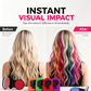 💇‍♀️ Poudre de coloration lavable portable ✨ Application facile, changement de look rapide ⚡‑50% DE RÉDUCTION ! Sans engagement pour vos cheveux 🎨