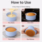 🍰 Moule à gâteau rond en silicone qualité alimentaire ✨ Anti‑adhérent, résistant à la chaleur ⚡‑50% DE RÉDUCTION ! Idéal pour vos pâtisseries maison🧁