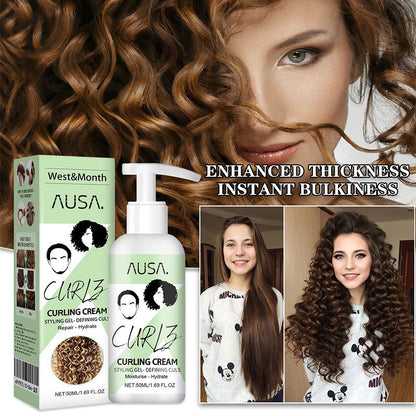 🔥‑50% Réduction ! Crème coiffante hydratante pour boucles 💇♀️ Définit les boucles, anti‑frizz, nourrit les cheveux bouclés ✨