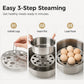 ✨‑50% OFF✨ Grille vapeur pliable en inox 🥚 Compact après repliage, s’adapte aux casseroles, indispensable pour votre cuisine 🍳