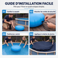 50% de Réduction – Coussin d'Air Gonflable d'Hivernage Piscine