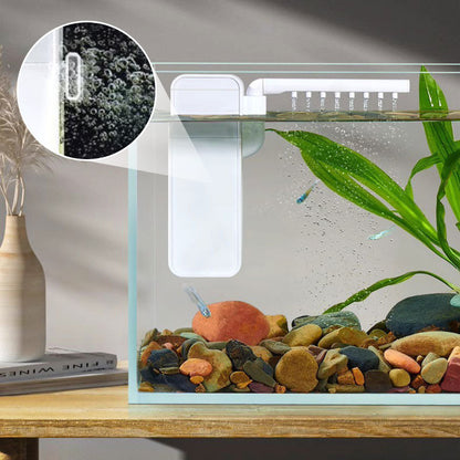 🔥‑50% Réduction ! Mini filtre multifonctionnel pour petit aquarium 🐠 Silencieux, nettoie l’eau, entretien facile pour vos poissons ✨