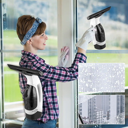 🔥‑50% Réduction ! Aspirateur à vitre sans fil rechargeable 20W 🪟 Nettoyage sans trace, léger et pratique pour les fenêtres ✨