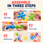 Blocs de Construction 3D Flocon de Neige – Emboîtables, Plastique PP, 100 à 600 Pièces