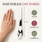 Cuillère à dessert en acier inoxydable avec long manche ergonomiqu