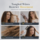 🔥‑50% Réduction ! Brosse coiffante sans fil 2-en-1 lisseur et boucleur 💇‍♀️ Sans fil, lisse et boucle les cheveux facilement ✨