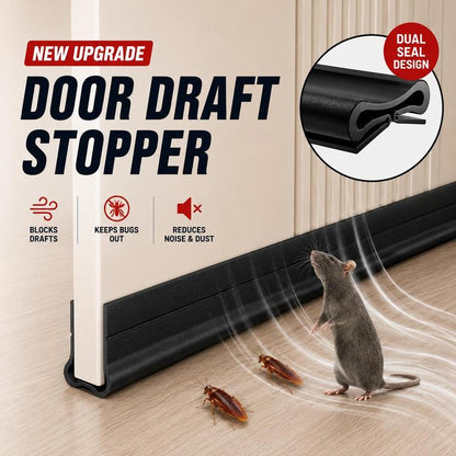 🔥 Vente flash : -50 % ! Boudin de porte silencieux 🚪 Longueur adaptée pour deux portes ; bloque le froid.