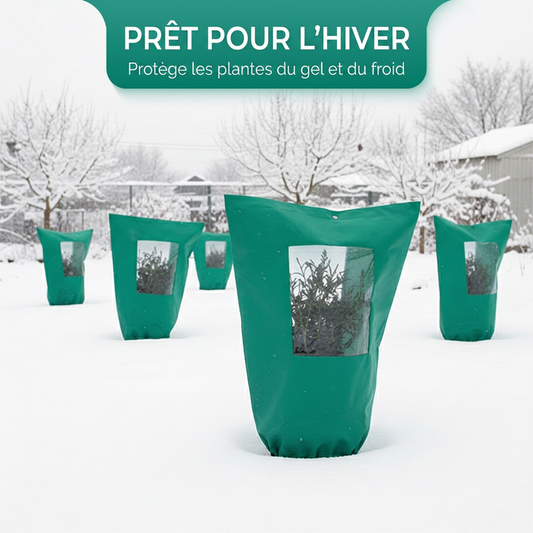 ❄️ 50% DE RÉDUCTION ! Housse Hivernage Plantes Anti-Gel, Protège Vos Végétaux Du Froid Et Du Gel, Installation Simple ✨🌿