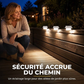 🔥‑50% Réduction !🛒✨ Lampes solaires murales pour gouttières ☀️ LED étanches extérieur, parfait pour jardin et clôture ✨