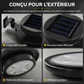 🔥‑50% Réduction !🛒✨ Lampes solaires murales pour gouttières ☀️ LED étanches extérieur, parfait pour jardin et clôture ✨