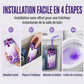 Nettoyant automatique pour cuvette de toilettes