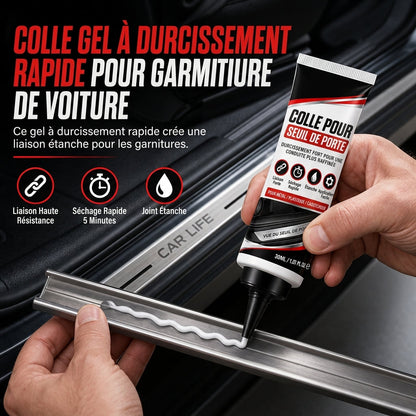 🔥‑50% de réduction ! Colle adhésive garniture auto à séchage rapide 🚗 Forte adhérence, réparation facile pour finitions véhicule ✨