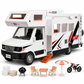 🔥‑50% de réduction ! Camping-car jouet interactif 🚐 Sons et lumières, poupée & accessoires, parfait pour enfants ✨