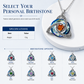 🔥PROMO -50%⏳ Collier femme pendentif nœud celtique ✨ Pierre de naissance, bijou symbolique et élégant pour tous les jours 💫
