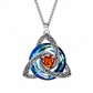 🔥PROMO -50%⏳ Collier femme pendentif nœud celtique ✨ Pierre de naissance, bijou symbolique et élégant pour tous les jours 💫
