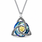 🔥PROMO -50%⏳ Collier femme pendentif nœud celtique ✨ Pierre de naissance, bijou symbolique et élégant pour tous les jours 💫
