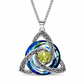 🔥PROMO -50%⏳ Collier femme pendentif nœud celtique ✨ Pierre de naissance, bijou symbolique et élégant pour tous les jours 💫