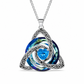 🔥PROMO -50%⏳ Collier femme pendentif nœud celtique ✨ Pierre de naissance, bijou symbolique et élégant pour tous les jours 💫