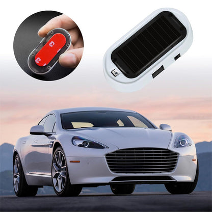 🚨Fausse alarme solaire voiture✨LED clignotante capteur lumière, simulateur d’alarme🔥PROMO -25%