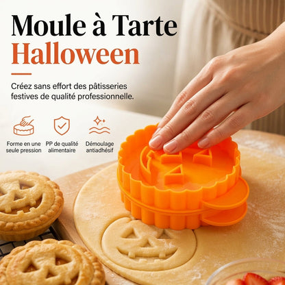 Moule à tarte manuel pour Halloween