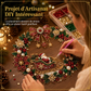 🎄 PROMO FLASH -50% ✨ Kit Diamond Art DIY de Noël, création décorative, embellissez votre maison pour les fêtes 🎁