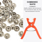 🔥PROMO 50% ! Kit boutons-pression sans couture, installation rapide, outil de fixation pratique🧵✨