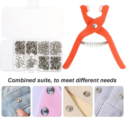 🔥PROMO 50% ! Kit boutons-pression sans couture, installation rapide, outil de fixation pratique🧵✨