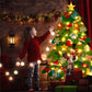 🎄🔥 50 % de réduction ! Kit de bricolage pour sapin de Noël en feutre – Idéal pour un bricolage en famille et une décoration murale ✨