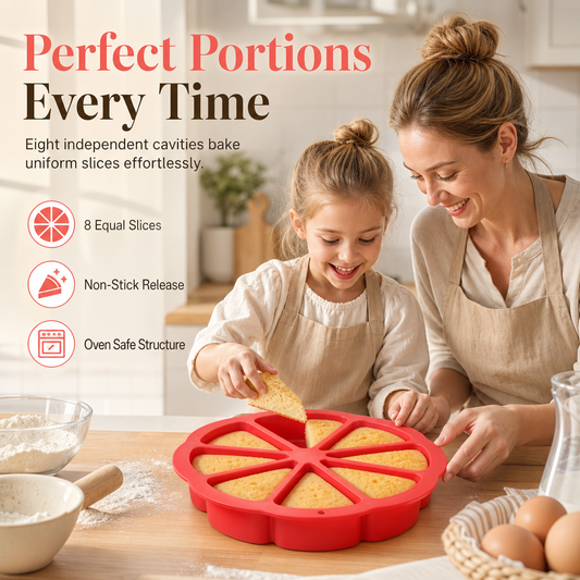 🍰50% DE RÉDUCTION ! Moule à gâteau silicone 8 cavités triangulaire, anti-adhérent, démoulage facile pour pâtisserie ✨