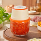 ✨-50% OFF🧄 Hacheur électrique multifonction, hache ail, oignons et épices, outil pratique pour la maison 🍳