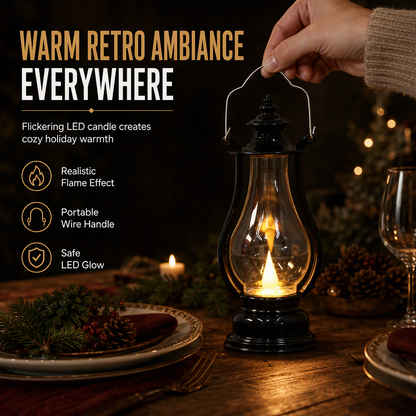 🏮 PROMO FLASH : 50% DE RÉDUCTION ! Lanterne à Pétrole LED Vintage – Flamme Simulée Réaliste & Sans Feu for une Ambiance Rétro Sûre et Portable ✨