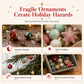 🎄-50% ! Ornement suspendu acrylique Teckel de Noël, design mignon, décoration sapin festive ✨