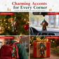 🎄-50% ! Ornement suspendu acrylique Teckel de Noël, design mignon, décoration sapin festive ✨