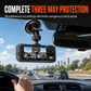 🔥PROMO -50% ! Caméra de tableau de bord auto 3 canaux 1080P HD, enregistrement tout angle🚗📹