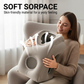 😴 -50 % pour une durée limitée ! ✈️ Oreiller de voyage ergonomique gonflable avec découpe centrale – PVC floqué, gonflage rapide, avec sac de rangement ✨