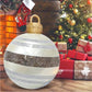 🔥50% DE RÉDUCTION !🎄Boule Déco Gonflable PVC Noël ✨Extérieur, Résistante, Décoration Festive🎅