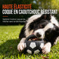 🔥-50% DE RÉDUCTION✨Balle foot interactive pour chien🐶Avec poignées, jeu de tir à la corde, exercice et amusement