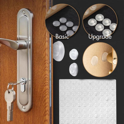 🔥-50% Tapis pare-chocs autocollants 🚪Lot de 50, amortissant pour portes et armoires