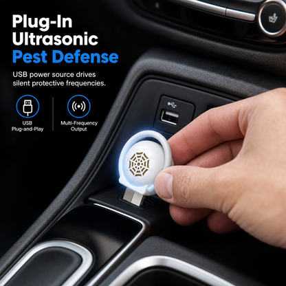 🌿🔥50% DE RÉDUCTION ! Répulsif ultrasonique USB compact, sans poison, sûr pour animaux et enfants🏠