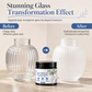 ✨🔥-50% ! Peinture givrée DIY pour verre, effet mat translucide, sans trace pour vases et déco🏺
