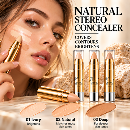 ✨ Bâton anti-cernes 3-en-1 naturel, masque, illumine et sculpte ! -50% 💄🔥