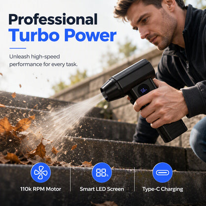 💨 Ventilateur turbo mini sans fil portable, puissance élevée ! -50% ⚡🔥