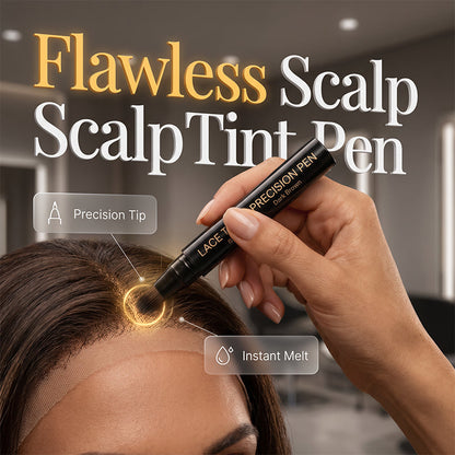💇‍♀️🔥-50% ! Stylo teinture dentelle professionnel, application précise, teinte naturelle pour perruques dentelles✨