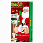 🎄 Décoration de porte de Noël – S'enfile en 30 secondes, 185 x 90 cm, 24 modèles en polyester épais
