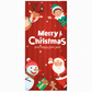 🎄 Décoration de porte de Noël – S'enfile en 30 secondes, 185 x 90 cm, 24 modèles en polyester épais